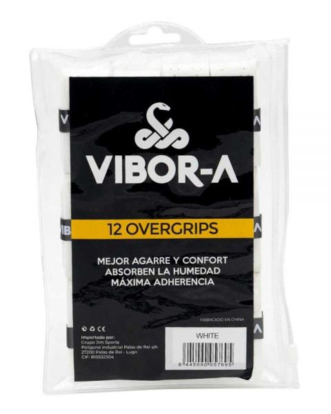 BOLSA DE OVERGRIP VIBOR-A PERFORADO (BLANCO)