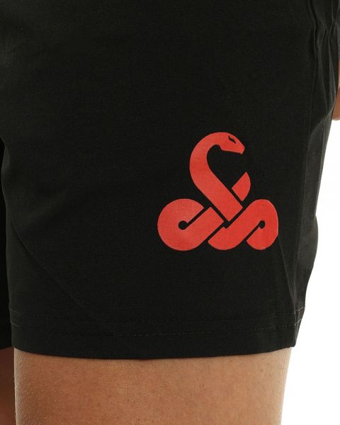 PANTALON CORTO VIBOR-A HYDRA PRO (NEGRO/ROJO, M)