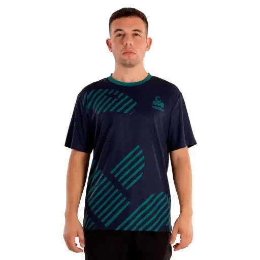 [VIBTEXCAM4893] CAMISETA VIBOR-A  YARARA RADICAL (AZUL PETROLERO,S)